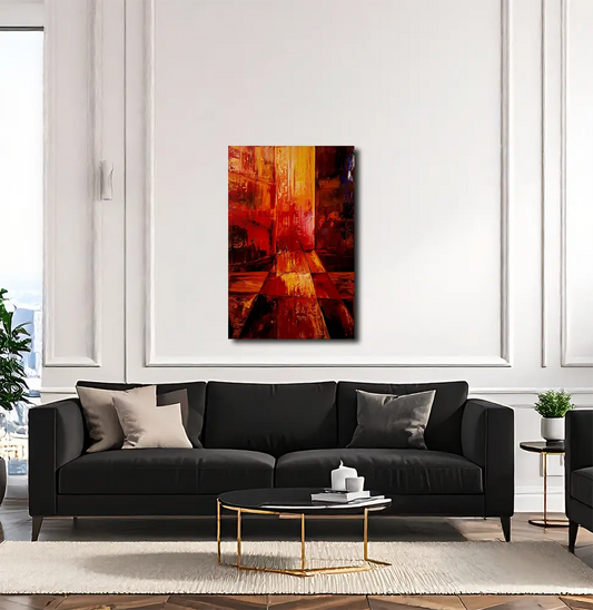 Nicolai von Roger Ziereisen an der Wand – Monumentales Ölgemälde, 80x120 cm, Öl auf Leinwand | Kunst-Direkt.de