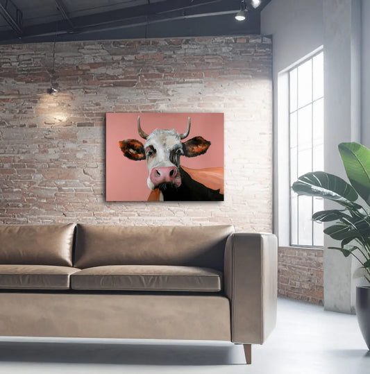 Rosamunde von Christel Keller an der Wand – Fineart Print auf Leinwand, 120x90 cm, 4cm Galerie-Keilrahmen | Kunst-Direkt.de