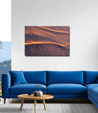 Großformatige moderne Fotokunst Firing Veins von Malte Lüdemann als edles Wandbild im stilvollen Wohn- oder Bürobereich