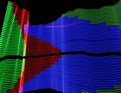 The standing carpet of light - Kunst-Direkt